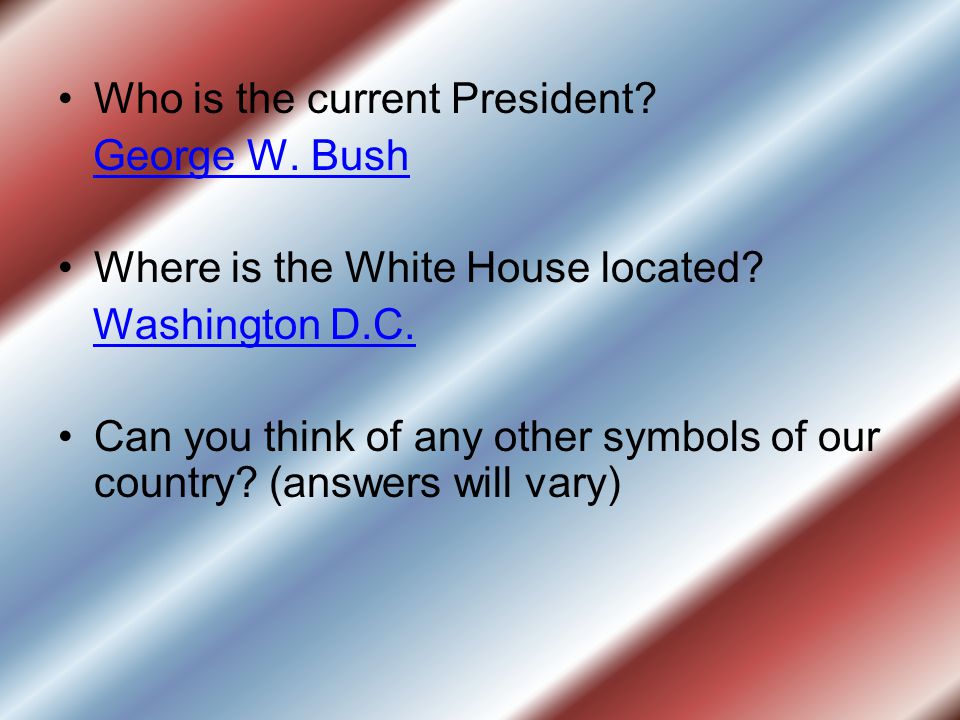 Who is the current President