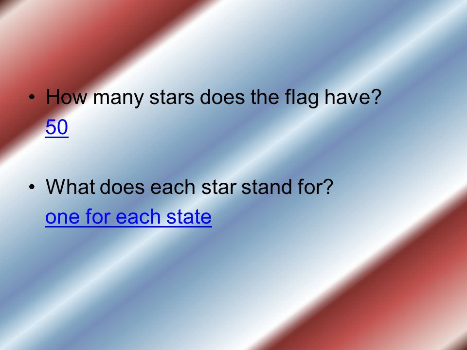 How many stars does the flag have