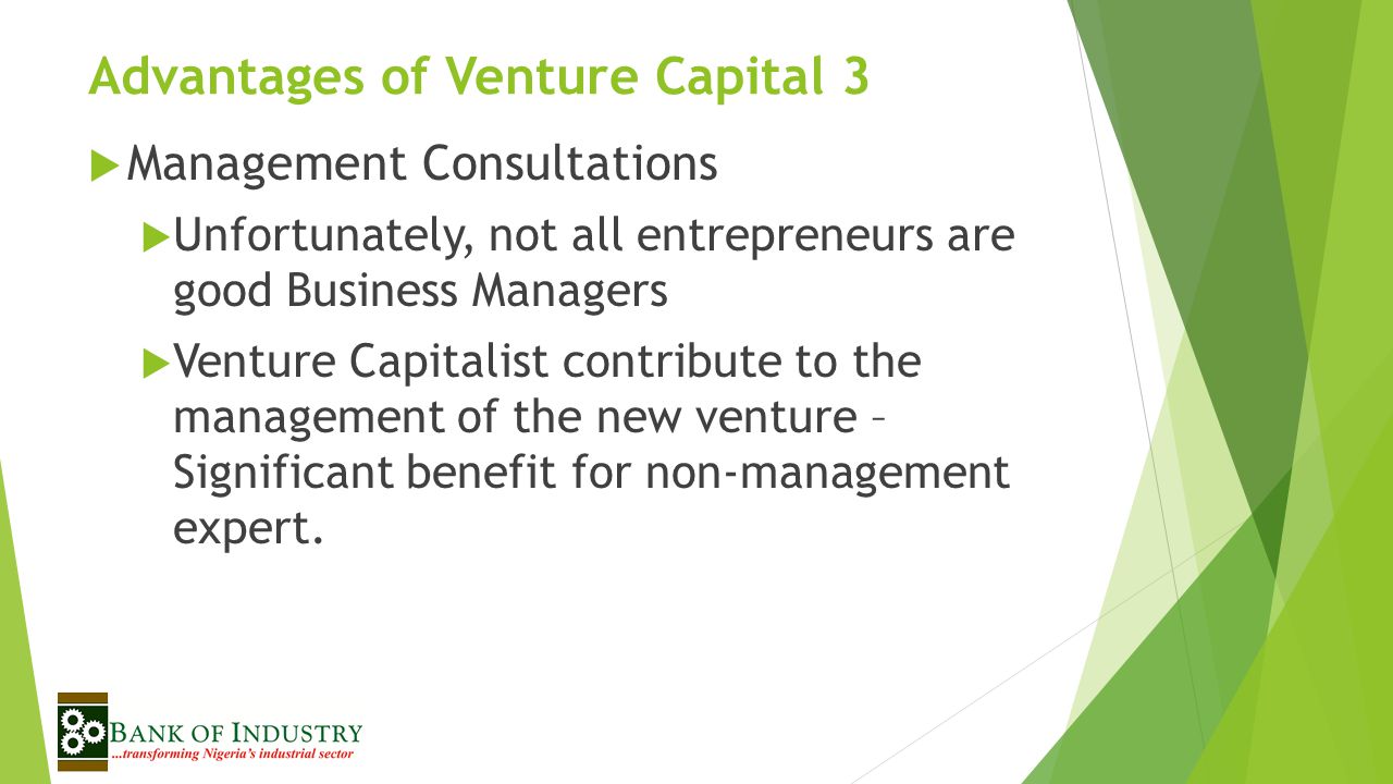Advantages of Venture Capital 3