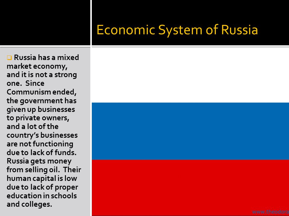 Economic System of Russia