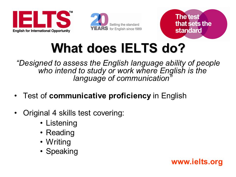 What does IELTS do