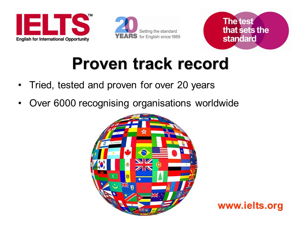 Proven track record Tried, tested and proven for over 20 years