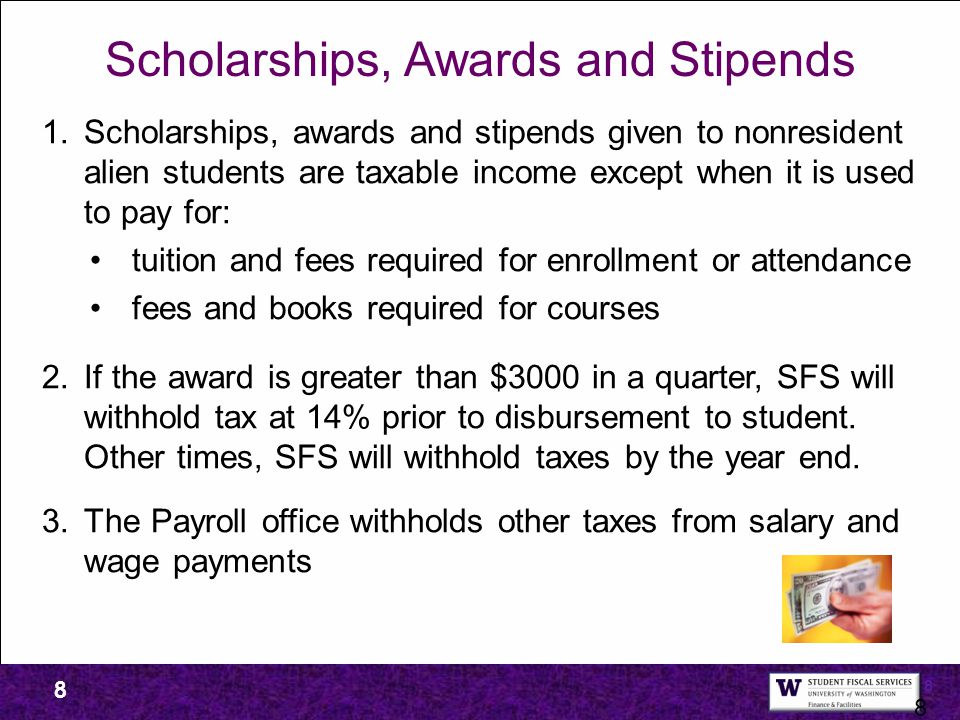 Scholarships, Awards and Stipends