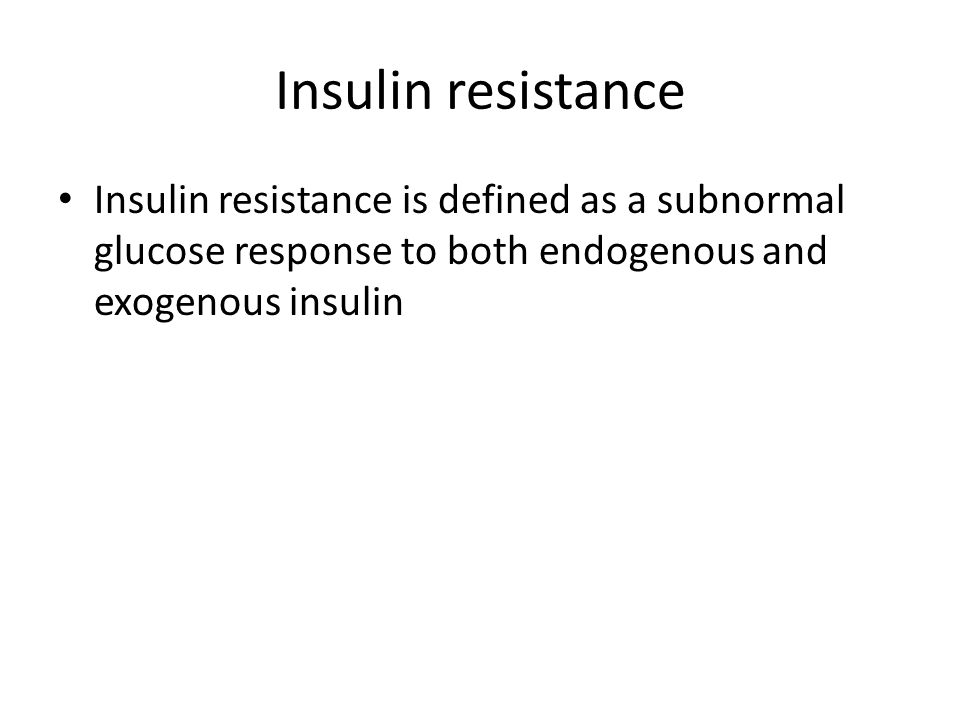 Meaning insulin resistance 16 Symptoms