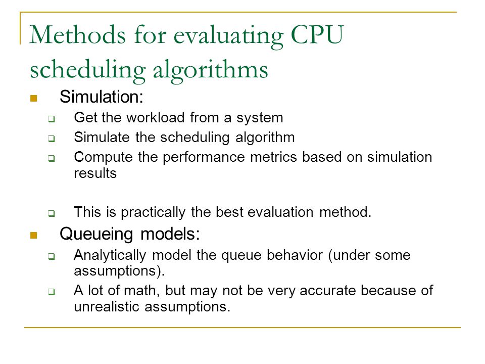 CPU Scheduling CPU Scheduler Performance metrics for CPU scheduling - ppt  video online download