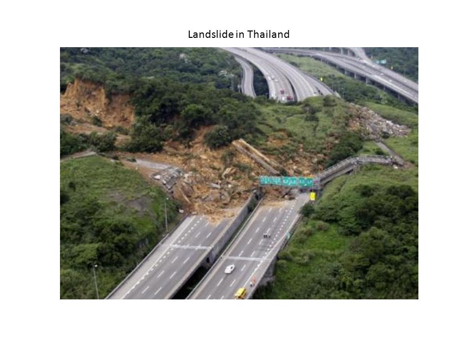 Landslide in Thailand