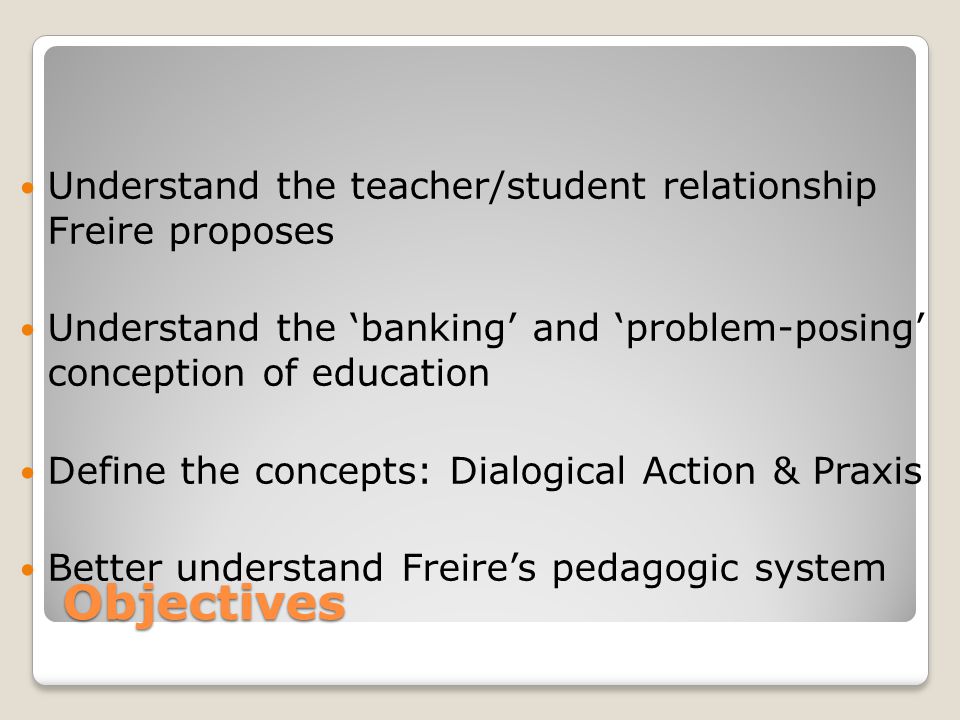 What does Paulo Freire suggest on the philosophy of the education banking  problem? - Quora