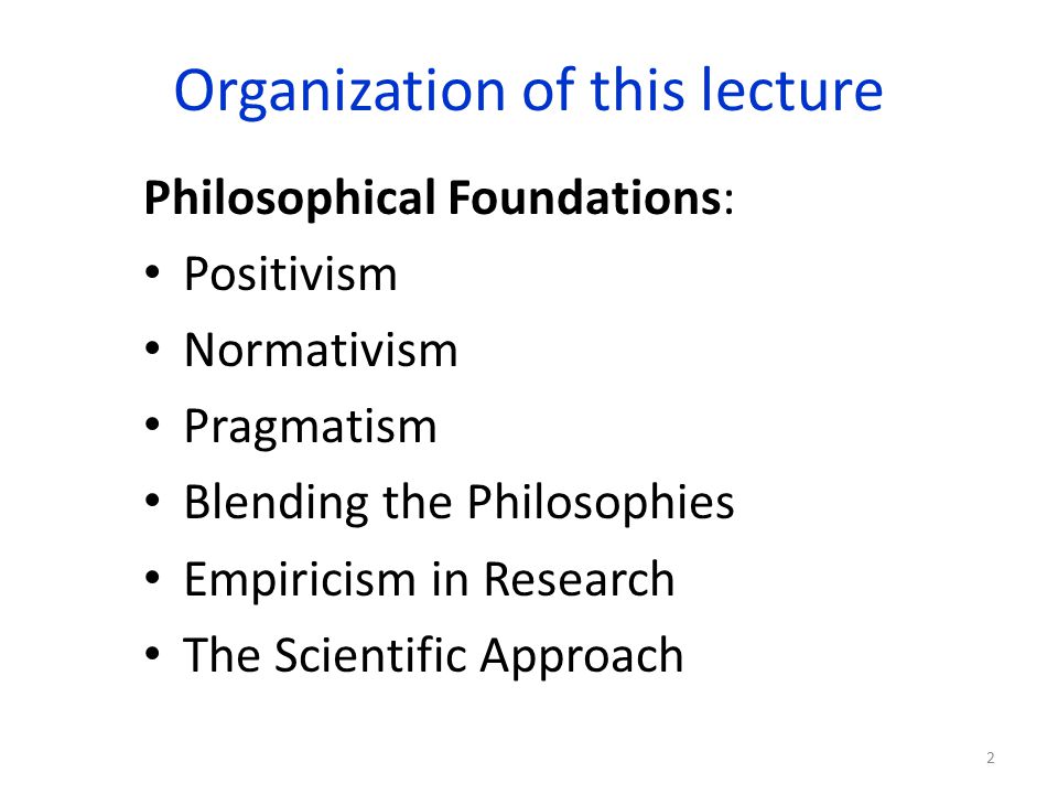 pragmatism research philosophy