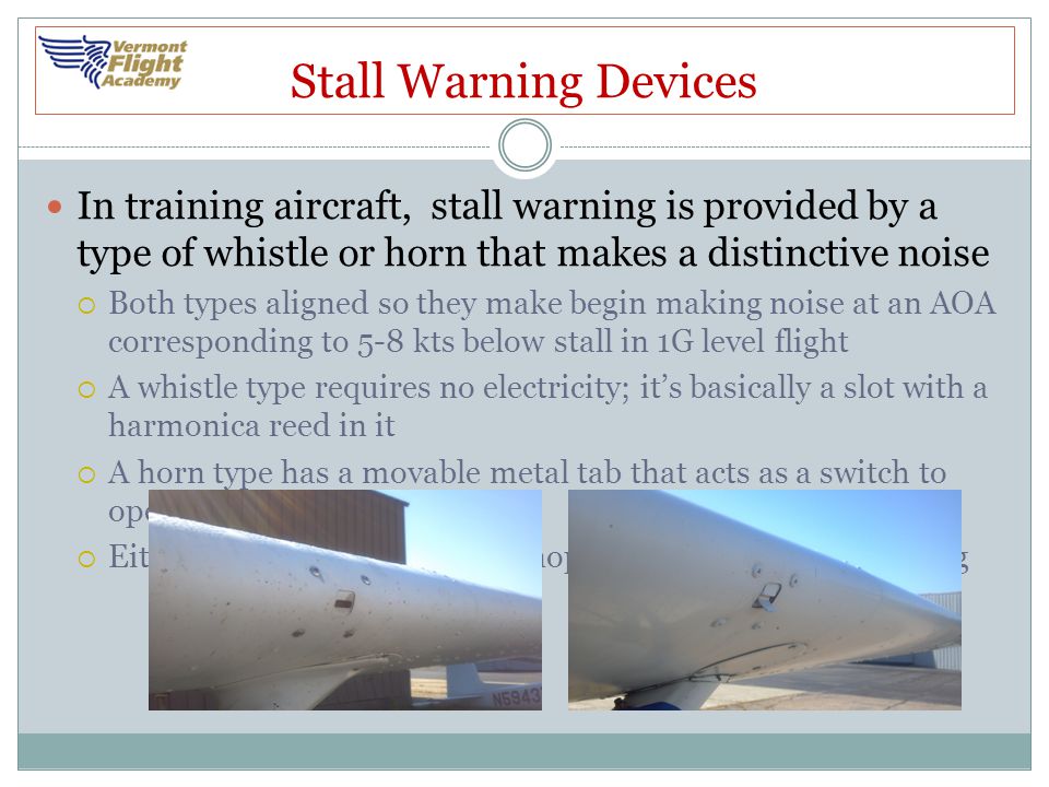 stall warning system