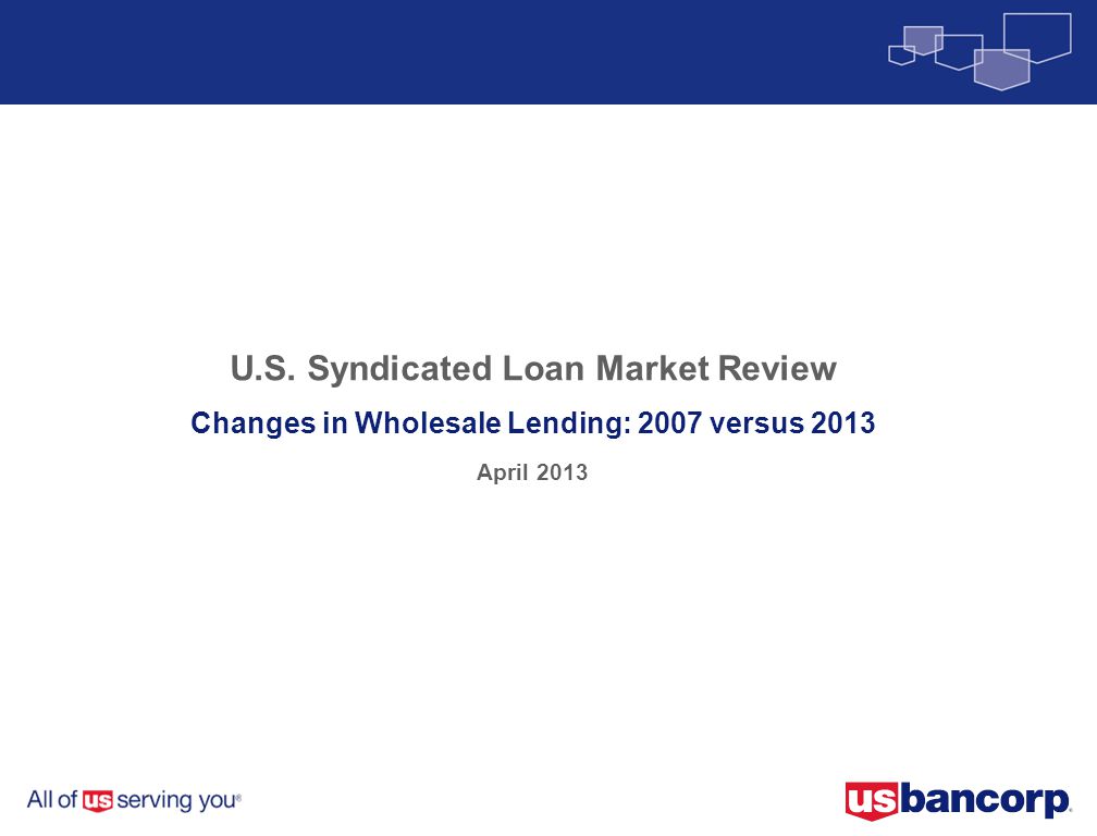 U.S. Syndicated Loan Market Review
