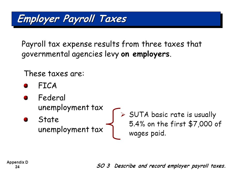 Employer Payroll Taxes