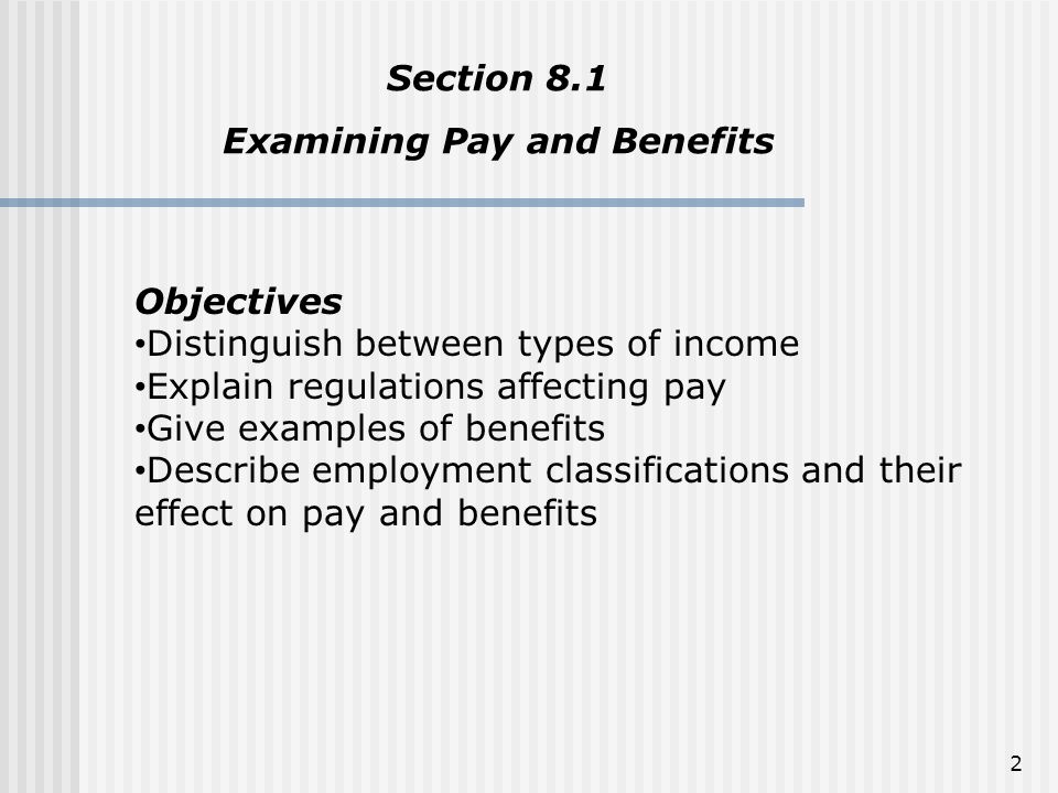 Examining Pay and Benefits