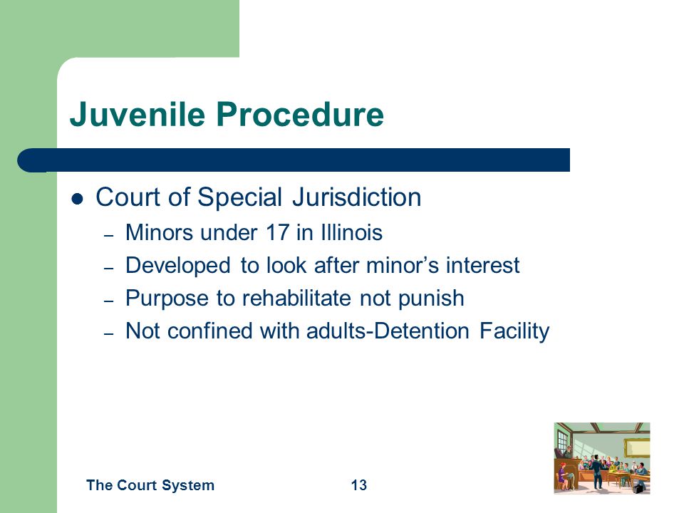 Juvenile Procedure Court of Special Jurisdiction
