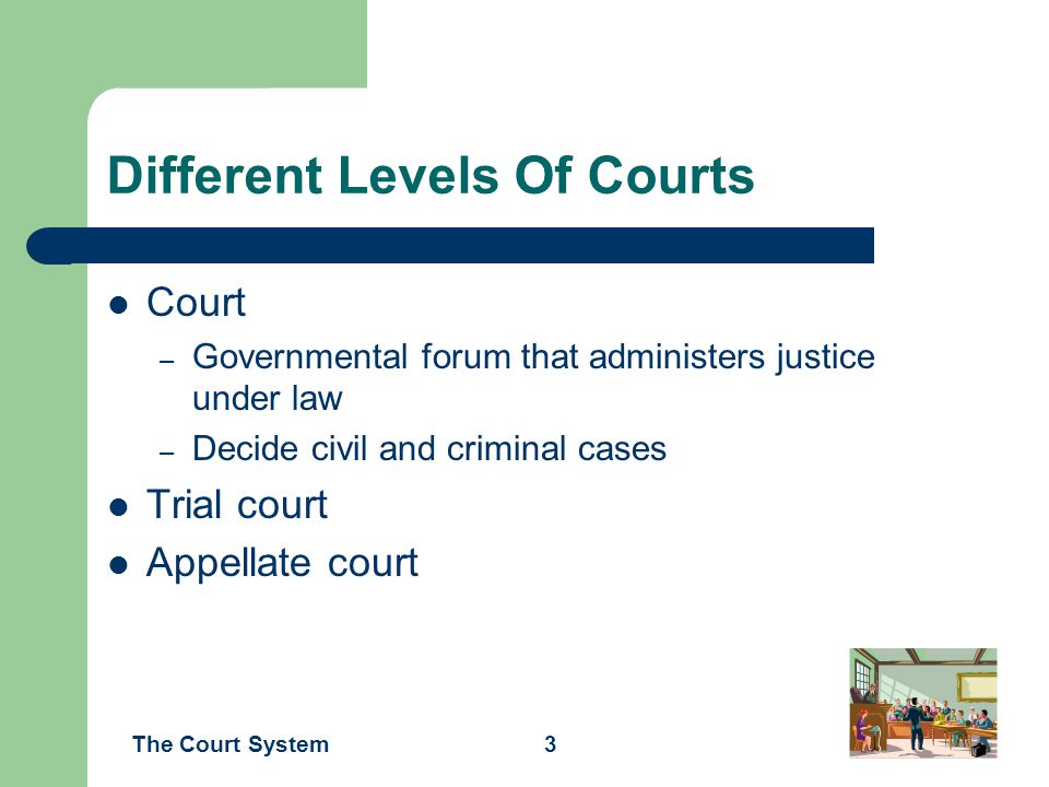 Different Levels Of Courts
