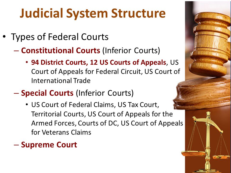 Judicial System Structure
