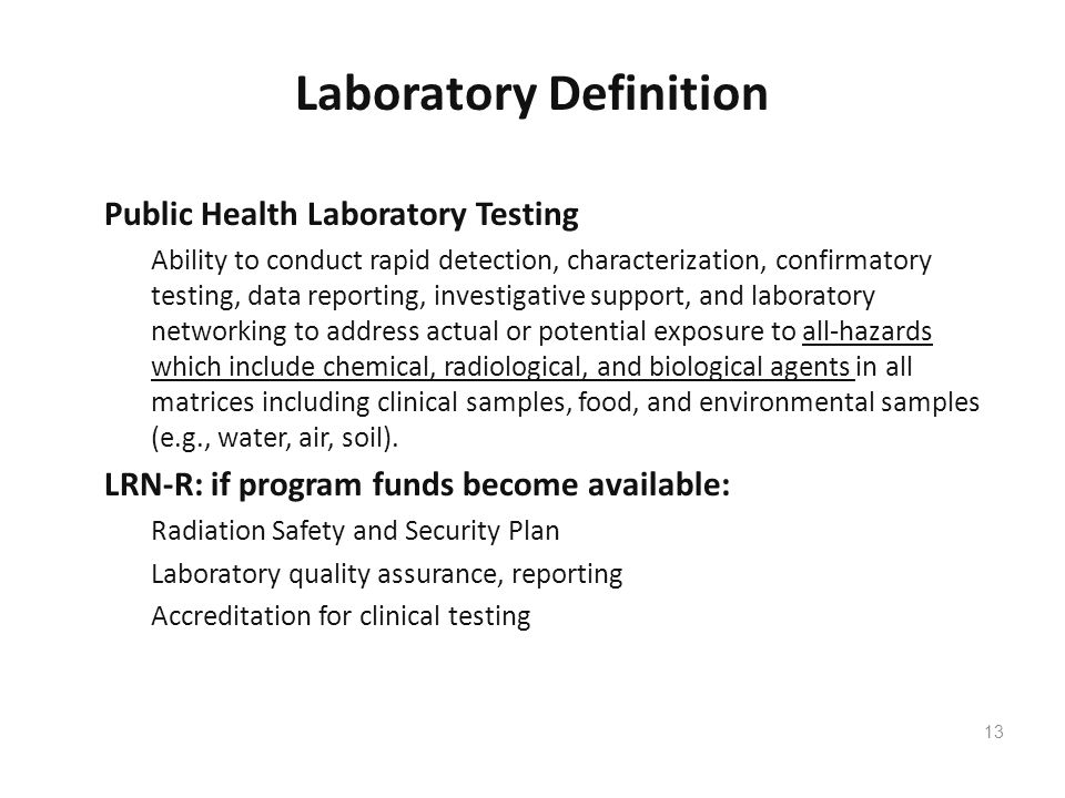 Laboratory Definition
