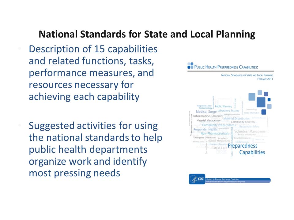 National Standards for State and Local Planning