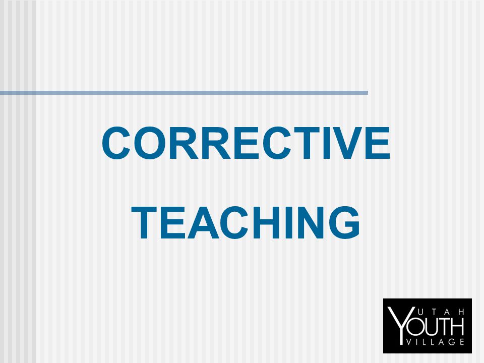 Corrective Teaching Interactions - ppt video online download