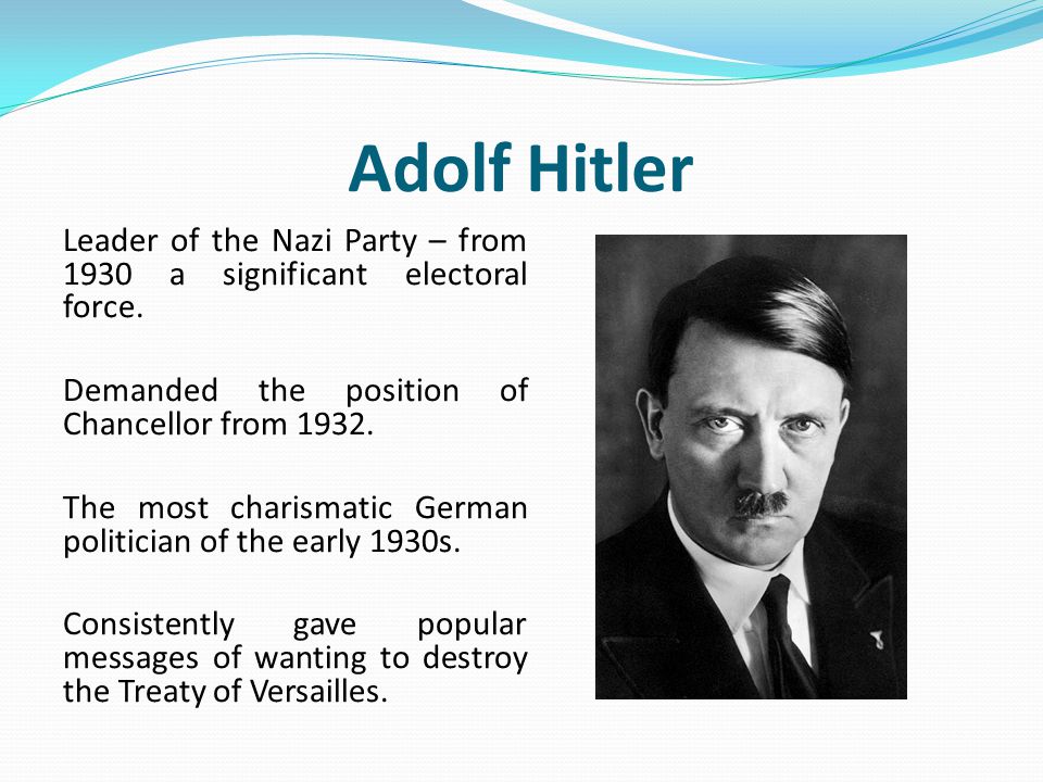 when did hitler become leader of germany