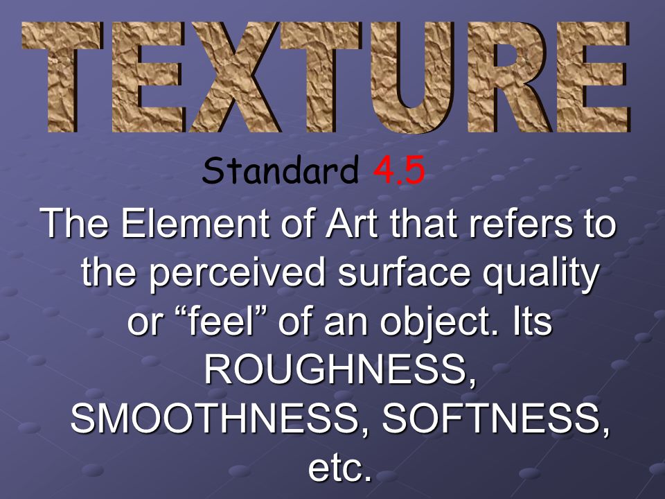 TEXTURE Standard 4.5.