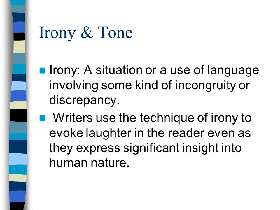 ironic tone definition