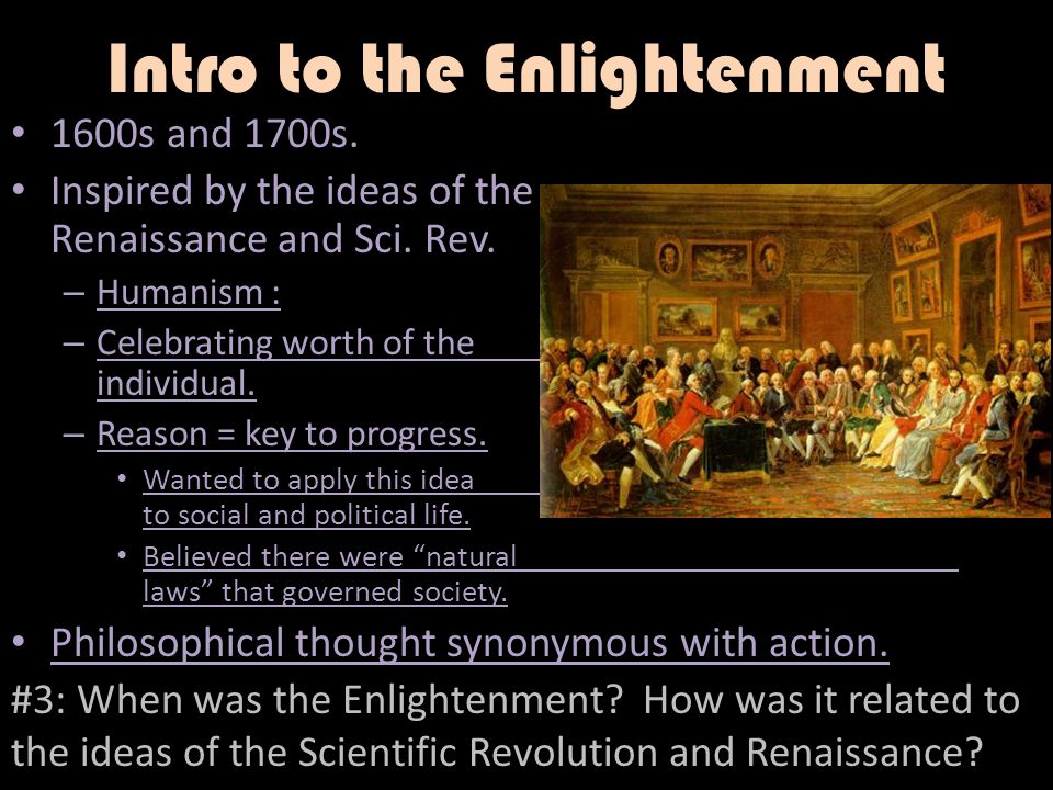 Intro to the Enlightenment