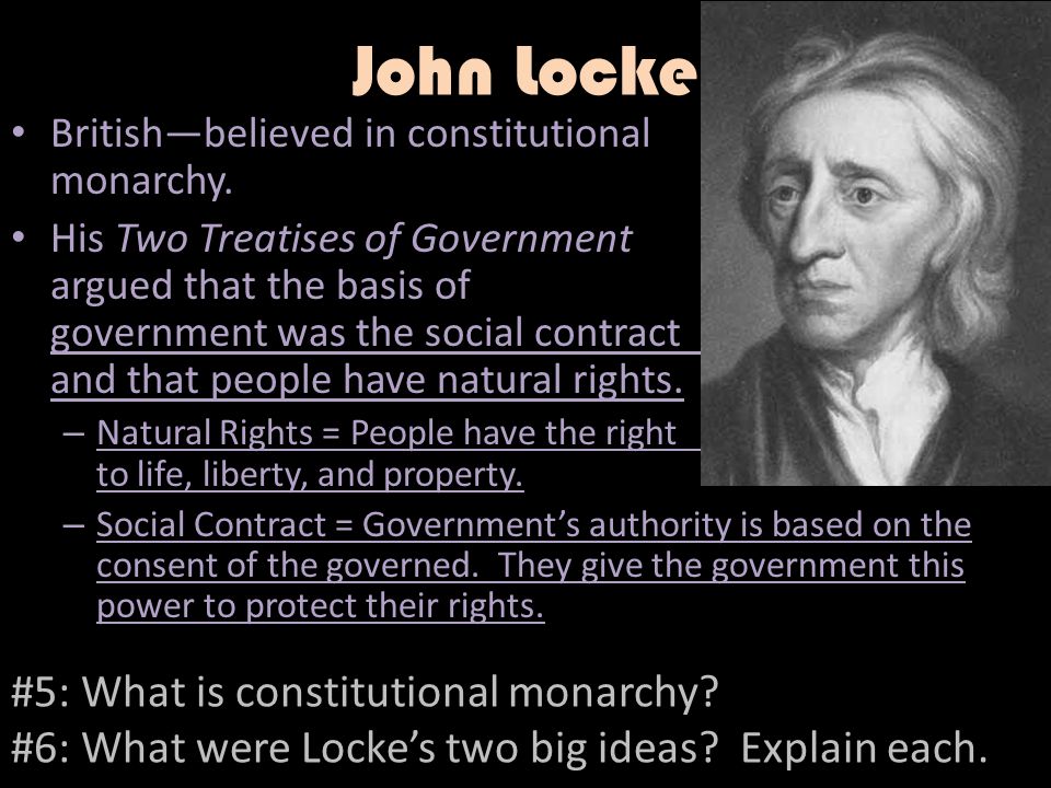 John Locke #5: What is constitutional monarchy