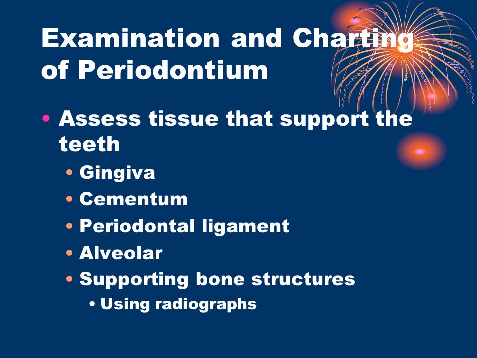 Examination and Charting of Periodontium