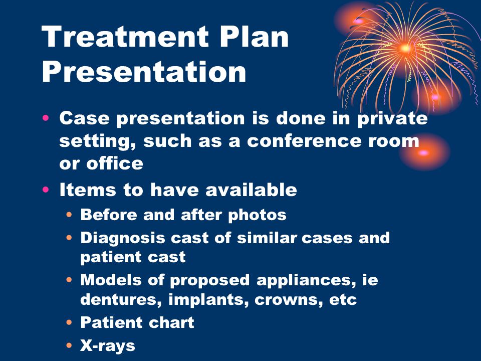 Treatment Plan Presentation
