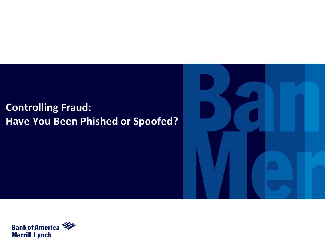 Have You Been Phished or Spoofed