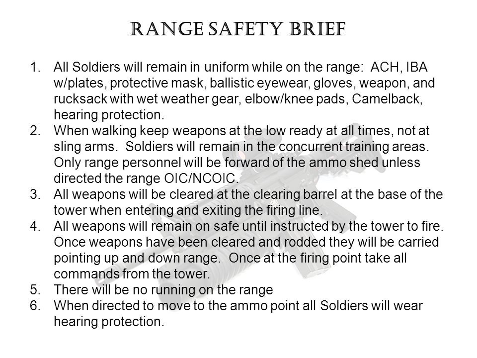 172nd Chemical Company M203 Range Qualification Ppt Video Online Download