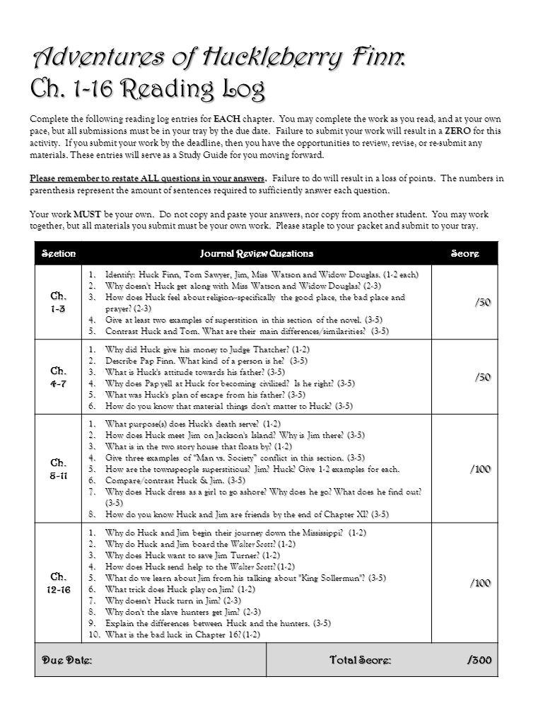 huckleberry finn study guide questions huckleberry finn study guide questions