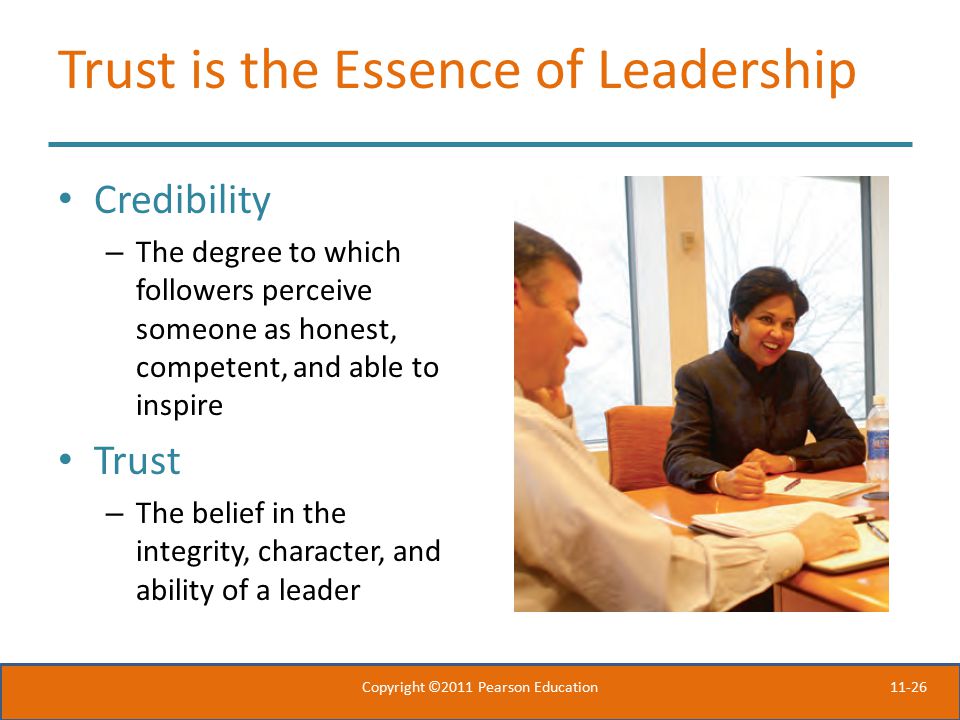 Trust is the Essence of Leadership