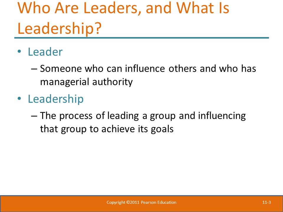 Who Are Leaders, and What Is Leadership