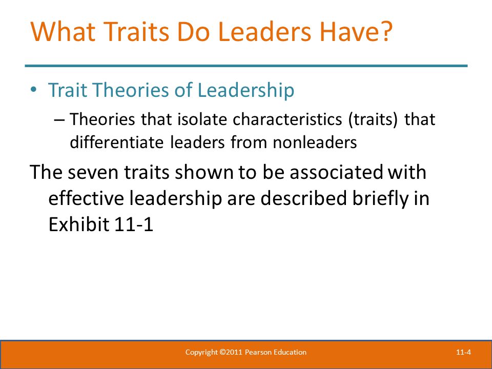 What Traits Do Leaders Have