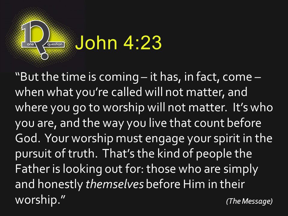 John 4:23