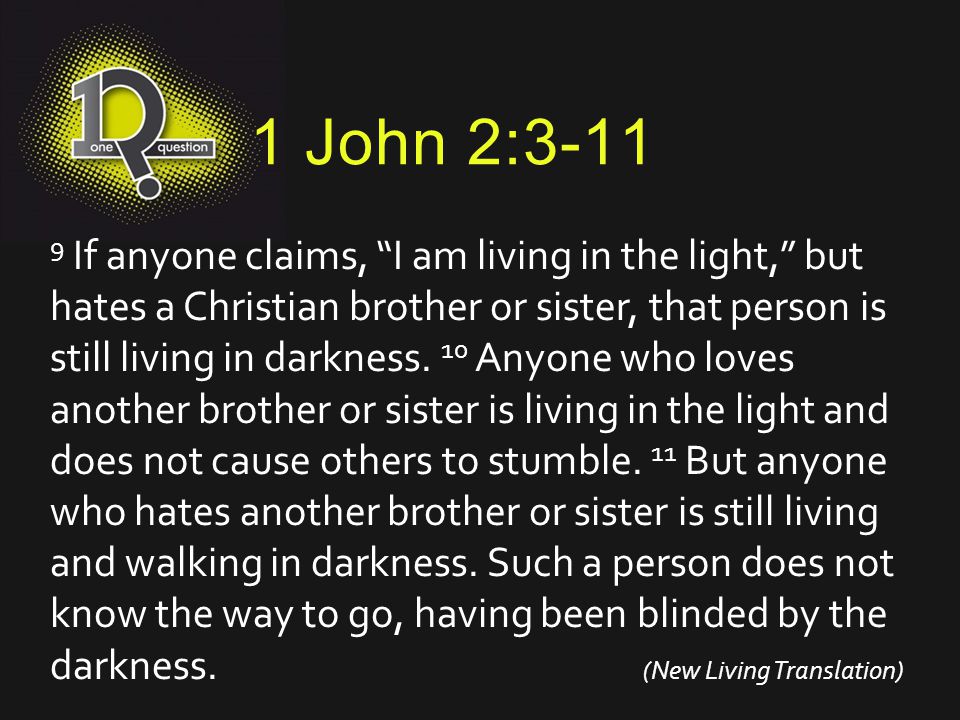 1 John 2:3-11