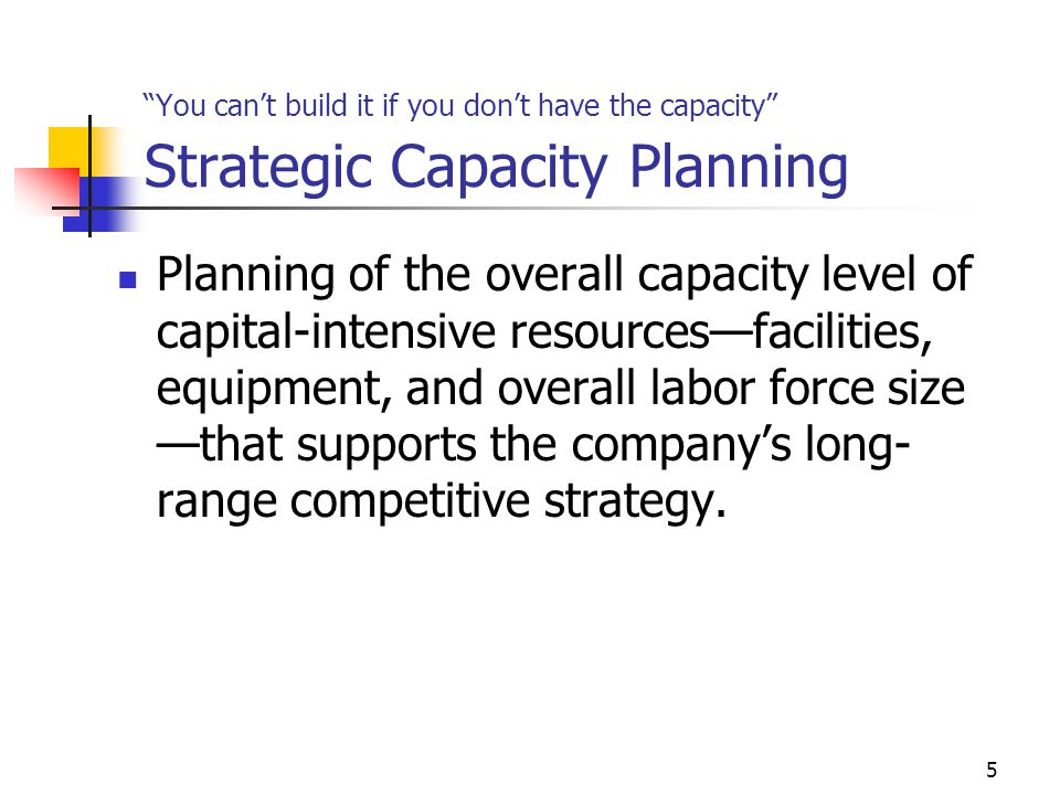 Strategic Capacity Planning Aggregate Planning Ppt Video Online Download Strategic Capacity Planning Aggregate Planning Ppt Video Online Download