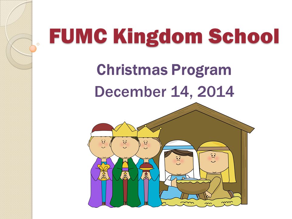 Christmas Program December 14, 2014