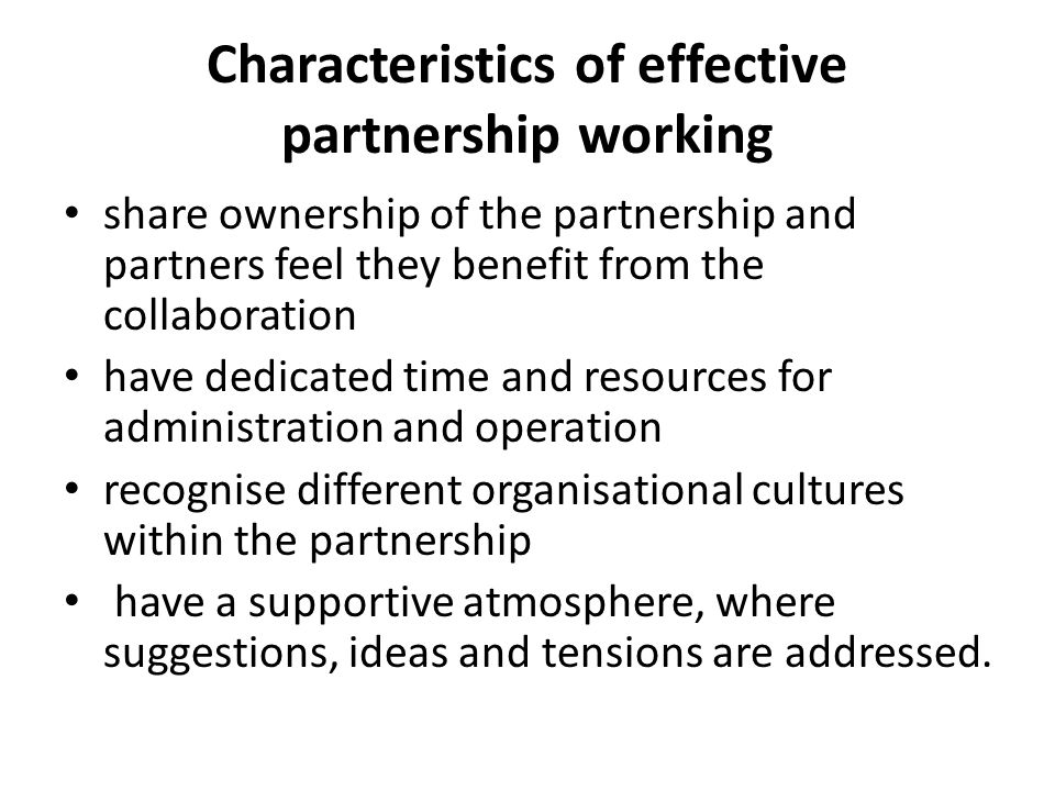 partnership working in the context of safeguarding