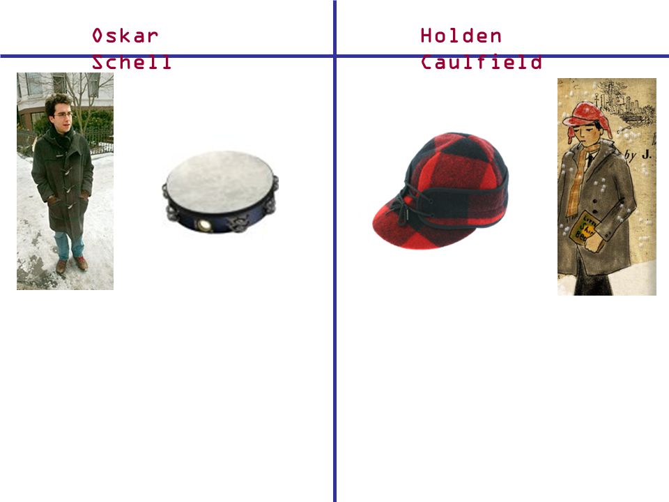 Oskar Schell Holden Caulfield Tambourine Red hunting hat