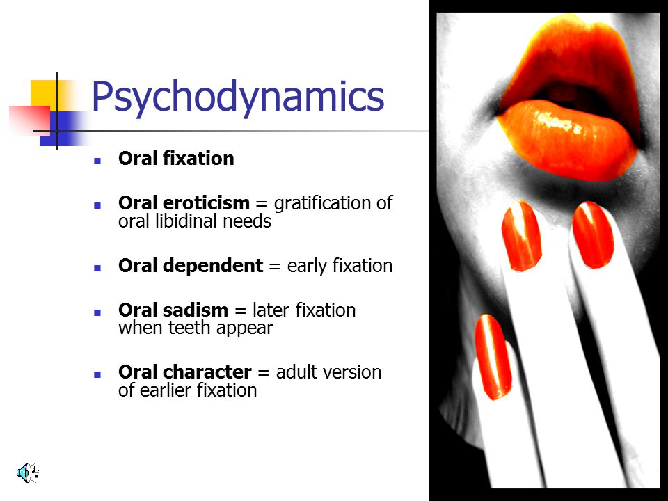 Oral fixation treatment for adults