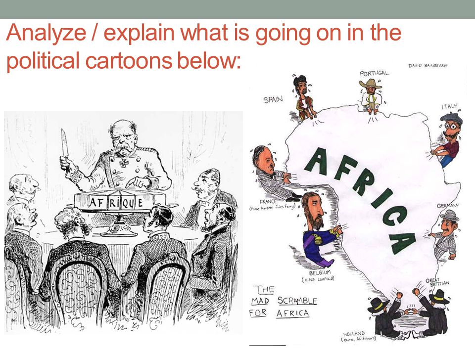 Berlin Conference Scramble For Africa Political Cartoon