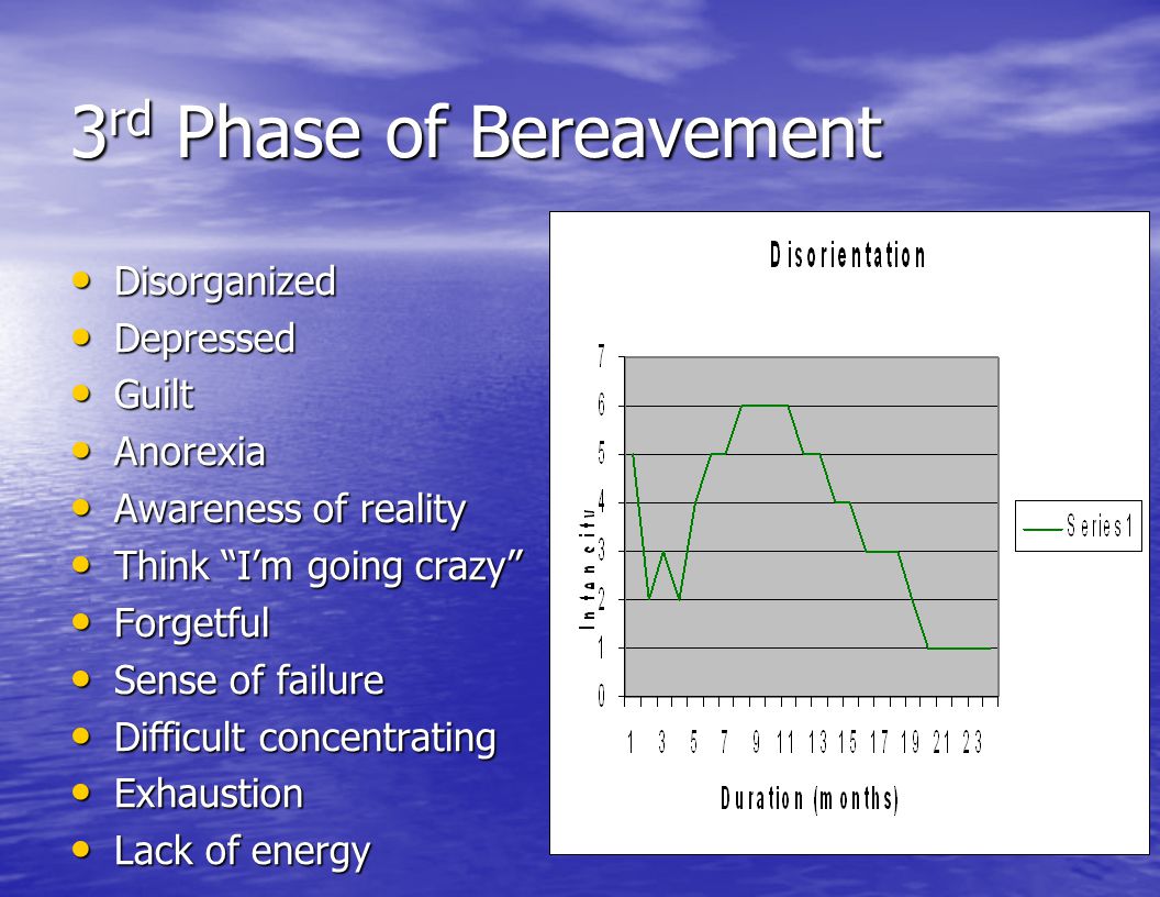 3rd Phase of Bereavement