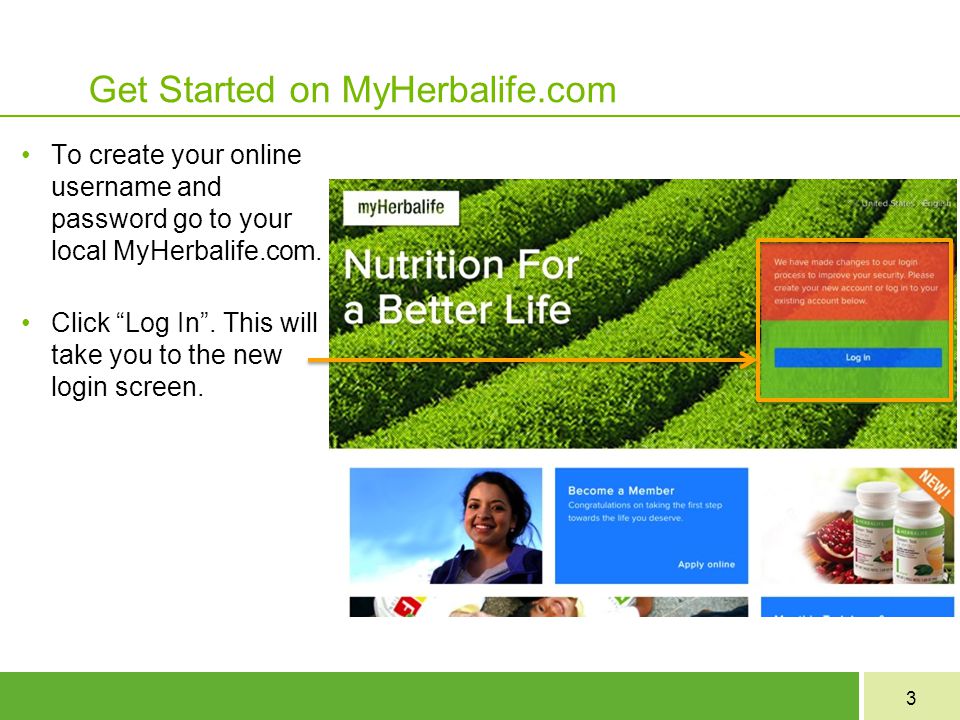 Get Started on MyHerbalife.com