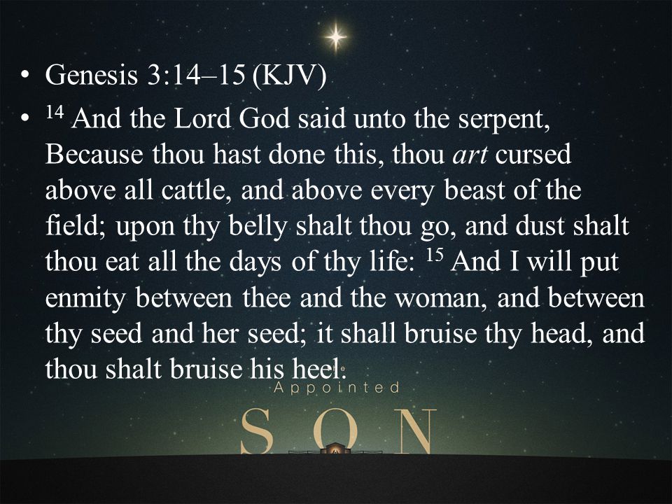 Genesis 3:14–15 (KJV)