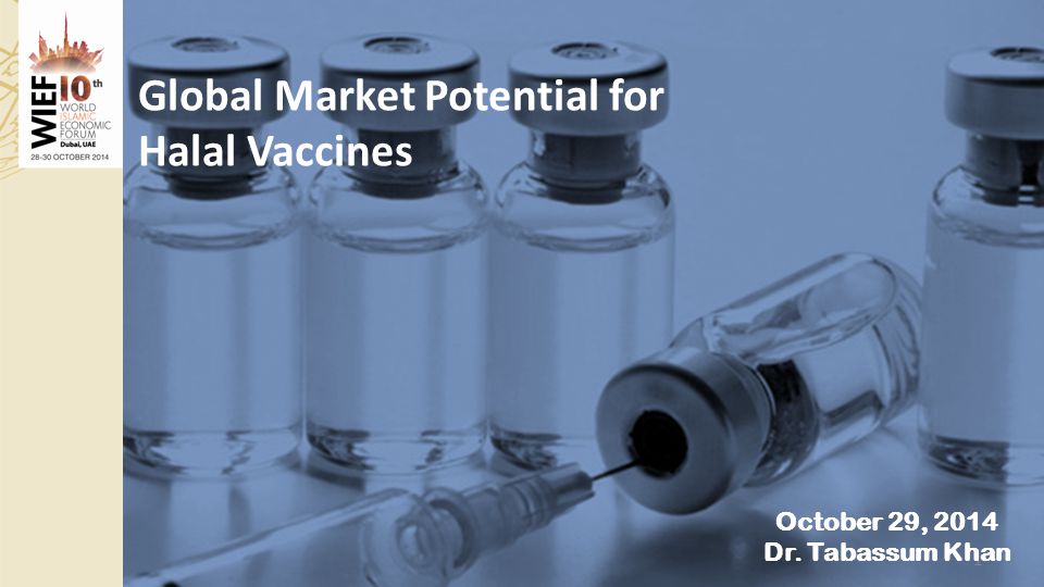 Global Market Potential for Halal Vaccines