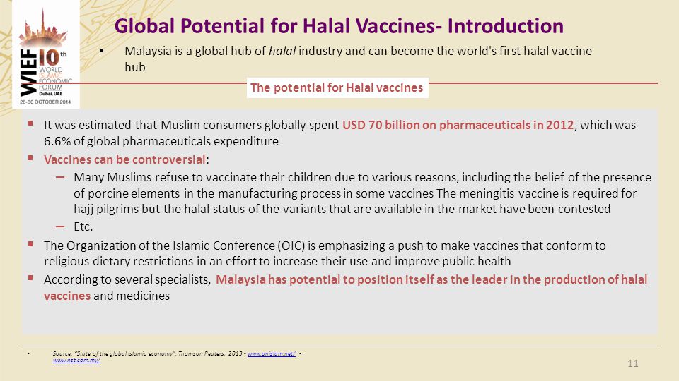 Global Potential for Halal Vaccines- Introduction