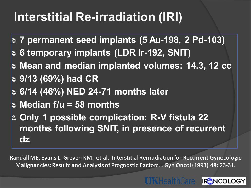 Interstitial Re-irradiation (IRI)