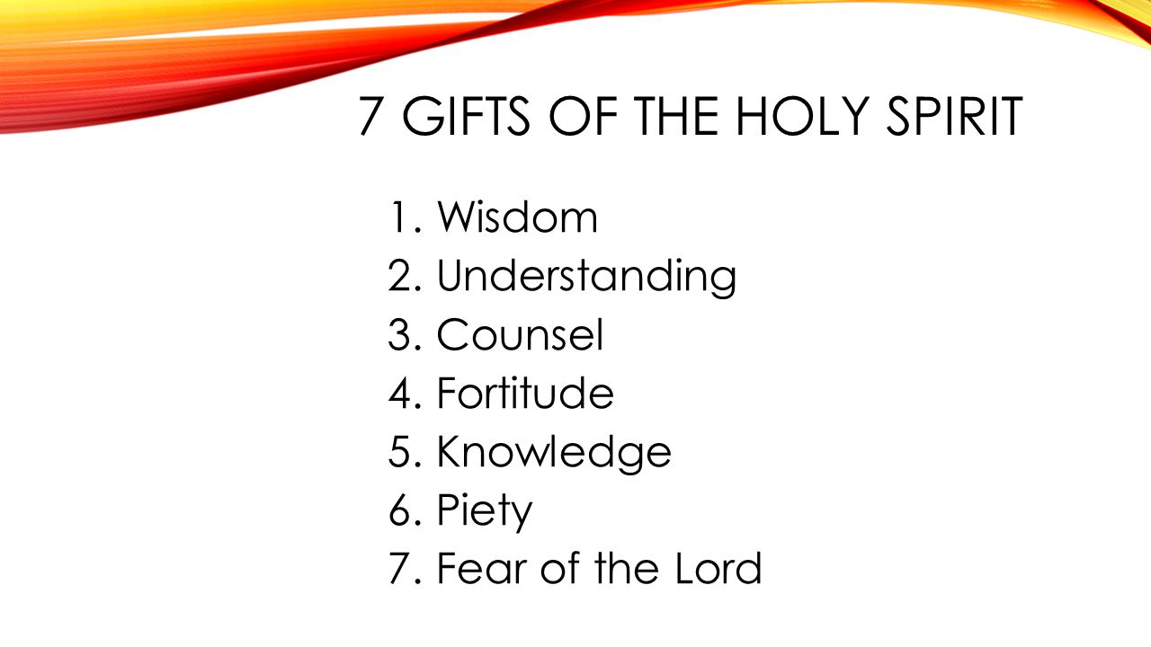 7 Gifts Of The Holy Spirit